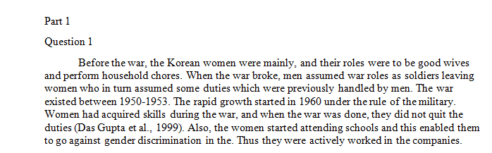 What role did women play in Korea’s postwar economy