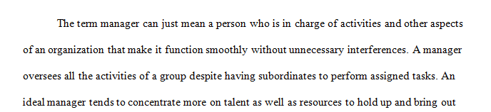 What skills and traits do you believe make a good manager