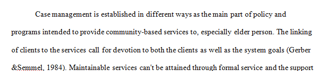 Write a 300-word paper in which you describe the linking clients to services within the community.