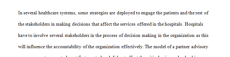 You are hired as the Director of Operations for a publicly-held hospital chain.