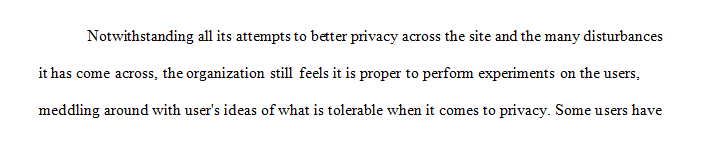 You are tasked with writing a blog post discussing Facebook's stance on consumer privacy in the digital age.