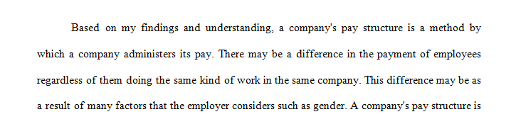 You have been asked to evaluate whether a company's pay structure is fair to women and minorities.