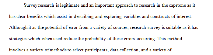 Your capstone class is only 9 weeks long within which you really only have 7 weeks to write the document itself