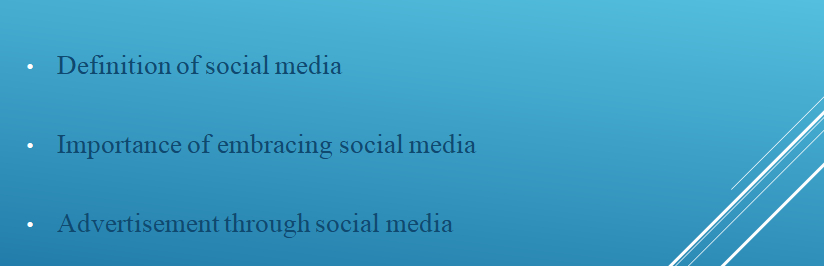 Address some aspect of social media use in the workplace.