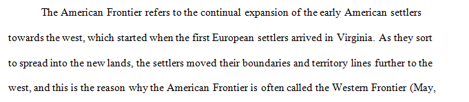 After the horrors of the Civil War, how did the progress of Manifest Destiny move the American frontier