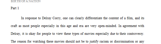 After watching all the films in Week Two’s content (with the exception of The Birth of a Nation) discuss at least 5 storytelling/narrative/plot) devices