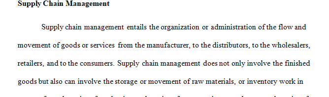 After watching the video, Supply Chain Management: The Beer Game