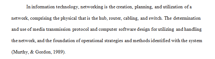 After watching the video, discuss at least three networking concepts you learned from the video