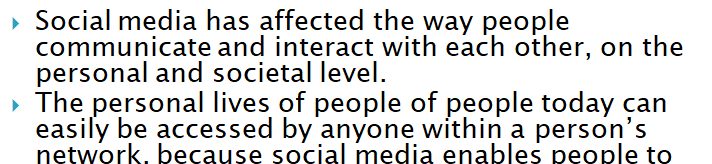 Apply psychological principles of social media to the selected topic area