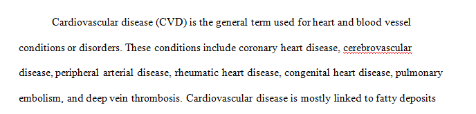 Assignment 2: Cohort Follow-up Studies: Cardiovascular Disease (CVD)