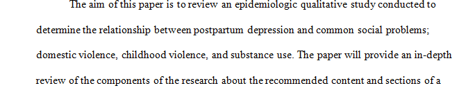 By now you should be aware that the findings from a research study are only part of the story.