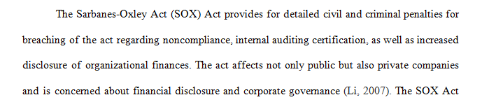 Corporate fraud has cost businesses and its shareholders millions of dollars and has been the source of legislation