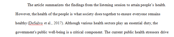 Current public health practice methods and or challenges in public health practice.