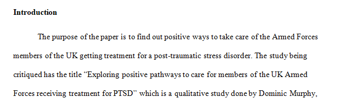 Evaluate the study and write a critique, using the textbook and relevant journal articles to support your analysis of the study.