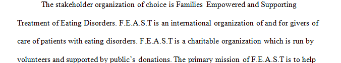 Find 2 pictures for one of the organizations; F.E.A.S.T