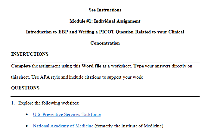 In a few sentences describe the impact of two of the listed organizations on the advancement of evidence-based practice.