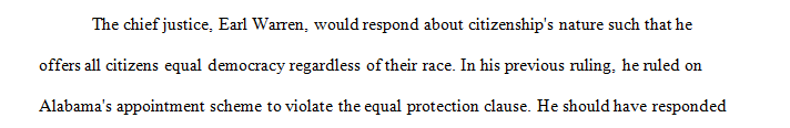 In what way(s) do these two Supreme Court justices disagree about the nature of citizenship in a democracy