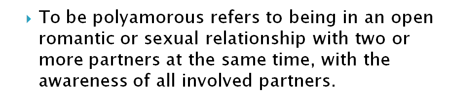 Polyamorous Relationships positive and negative mental and emotional affects from it.