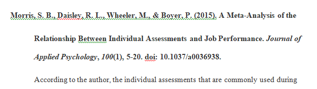 Provide an evaluation (750-1,000 words total) of at least five journal articles from Topics 4-6 of this course.