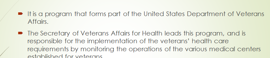 Provide an overview—and discuss the function—of 1 publicly financed health care program in the United States.