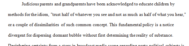 Read Chapter 12—How to Detect Media Bias and Propaganda in National and World News.