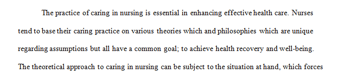 Reflect on the Nursing situation that you submitted in Module 1