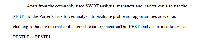 Strategic Analysis Tools---   Go to Mindtools.com to choose the two Strategic Analysis tools