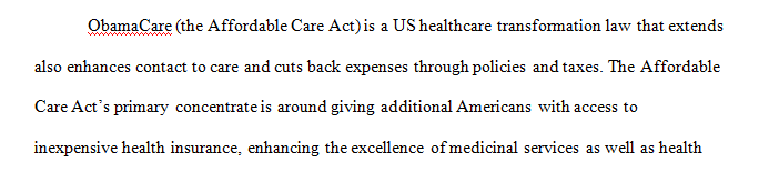 The Affordable Care Act – also known as “Obama-Care” – has generated considerable political discussion.