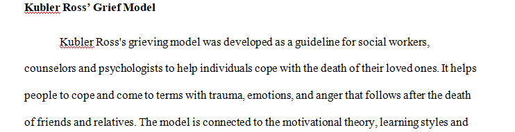 The death of a loved one is a significant event that everyone experiences. 