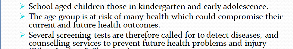 The purpose of this Assignment is for you to design a method of communicating age appropriate screening guidelines to the appropriate population.