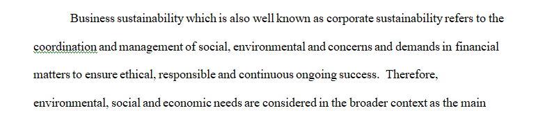 Though sustainability initiatives are often driven by regulatory requirements