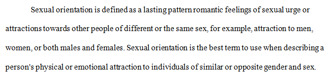 What does evidence-based research say about the development of sexual orientation in young and middle adulthood