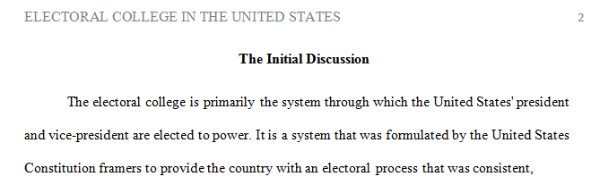 What is the electoral college and how does it work