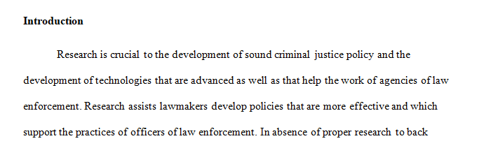 Write a 700- to 1050-word paper that either supports or refutes statistical data as a means of supporting criminal justice policy.