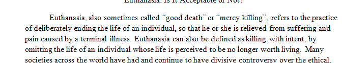 Write an Argumentative (should have at least 2 counterarguments) or Analytical essay on the subject