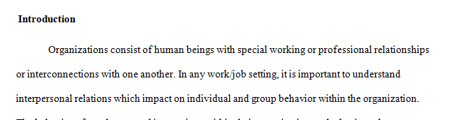 You are employed as an Organizational Behavior Analyst for a consulting firm that specializes in conducting organizational behavior audits for organizations.