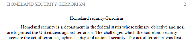 Choose a topic in the news that is related to Homeland Security