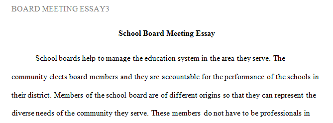 Describe what role tests and accountability play in discourse on the school board