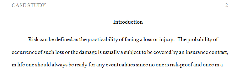 Evaluate a company’s recent (with in the last year) actions dealing with risk and uncertainty.