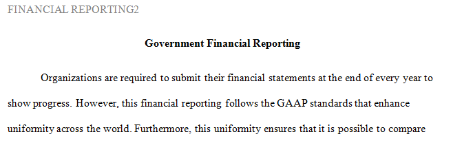 Explain how Cedar Falls follows the Government Accounting Standards Board (GASB) Statement No. 34.