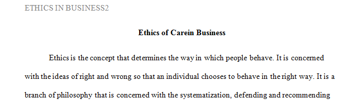 Explain the concept of ethics and then compare and contrast that concept to social responsibility.