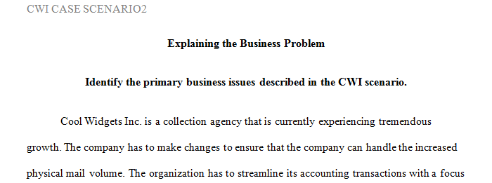 Explaining the Business Problem