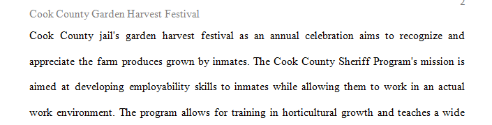 How appropriate was this site and it's material to understanding of the main concepts of work alternative programs available at the county jail level