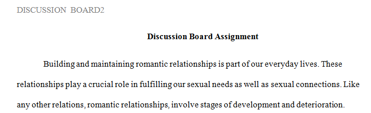 Identify four topics that are central to building and maintaining intimate relationships that are personally important to you or your field of study.