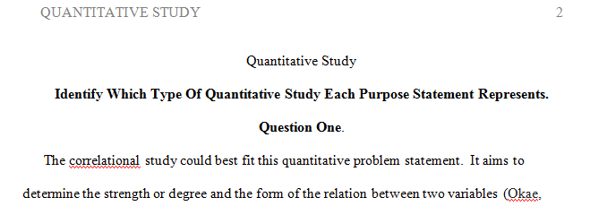 Quantitative research is the process of collecting and analyzing numerical data.