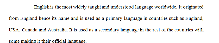 Read the chapter on language in your textbook and then watch three short videos from Frontline World 