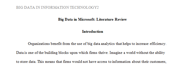 The literature review should be a greatly expanded version of the one written for the proposal.