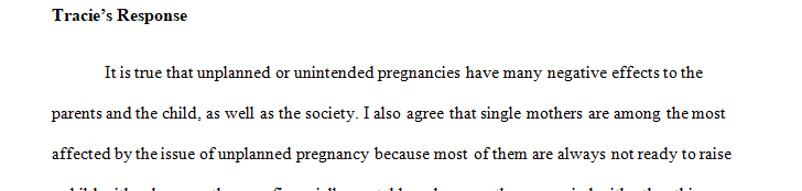 What are the clinical, ethical, social, and economic consequences of unintended pregnancy