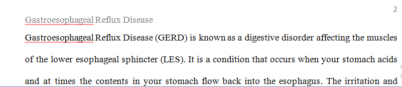 What is an GERD (Gastresophageal Reflux Disorder)