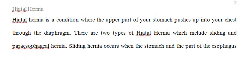 What is an Hiatal Hernia